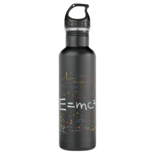 Physics and Math Formulas EMC2 710 Ml Water Bottle