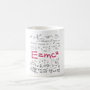 Physics and Math Formulas EMC2 Coffee Mug