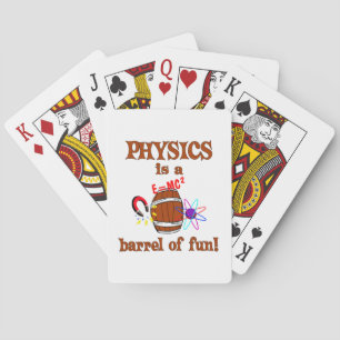 Physics Barrel of Fun Playing Cards