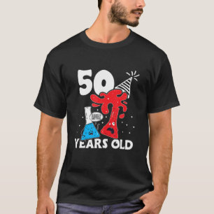 Physics Chemistry 50 Years Old Birthday , Science T-Shirt