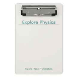 Physics Clipboard – Minimal Design| Custom