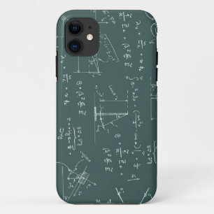Physics diagrams and formulas iPhone 11 case