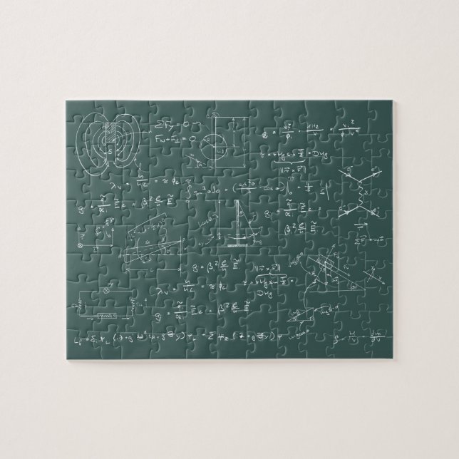 Physics diagrams and formulas jigsaw puzzle (Horizontal)