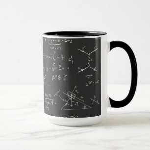 Physics diagrams and formulas mug