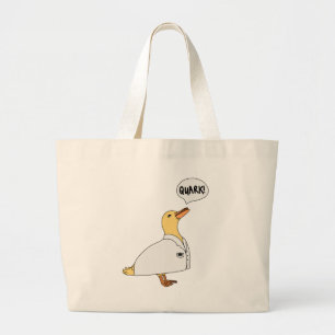 Physics Duck Large Tote Bag