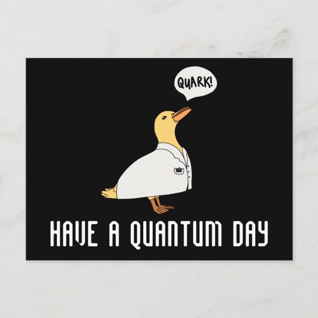 Physics Duck Postcard (Front)