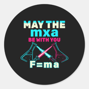 Physics Equation Science Nerd Humor For Students A Classic Round Sticker