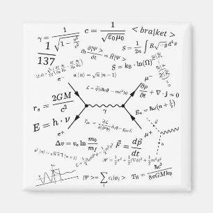 Physics equations and formulas magnet