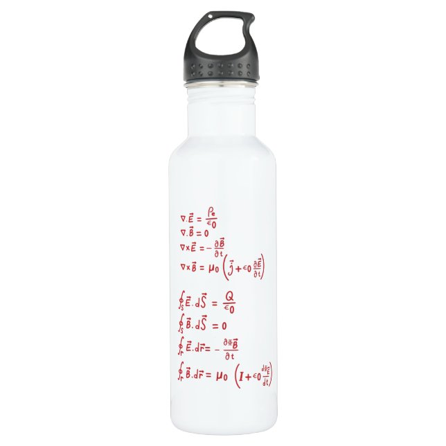 Physics Formula 710 Ml Water Bottle (Front)