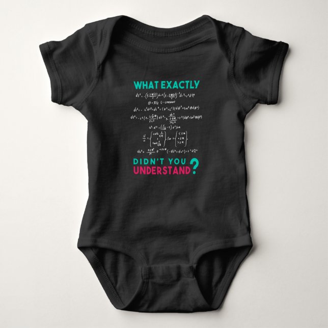Physics formula Joke Baby Bodysuit (Front)