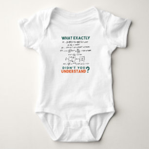 Physics formula Joke Baby Bodysuit