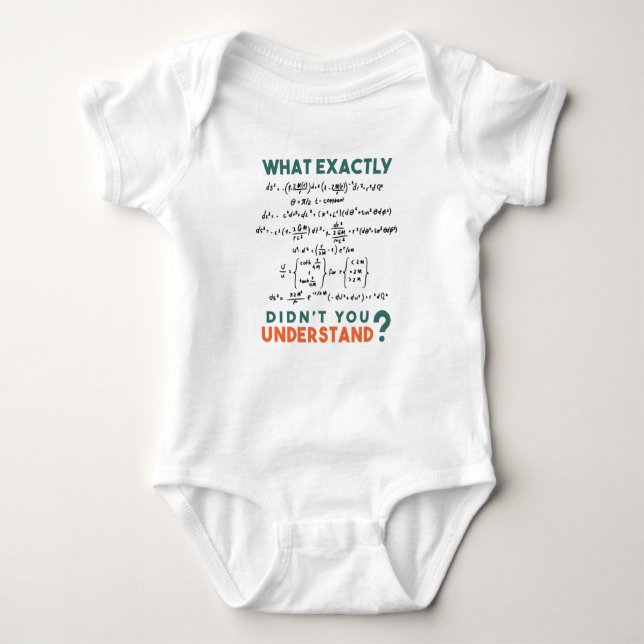 Physics formula Joke Baby Bodysuit (Front)