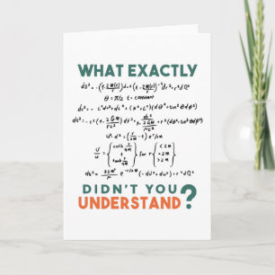Physics formula Joke Card