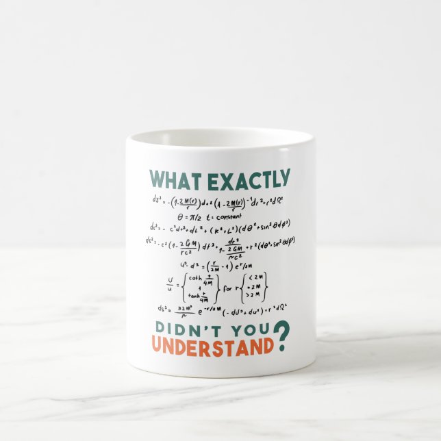 Physics formula Joke Coffee Mug (Center)