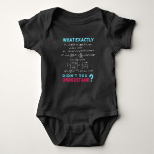 Physics formula Joke funny Math Baby Bodysuit