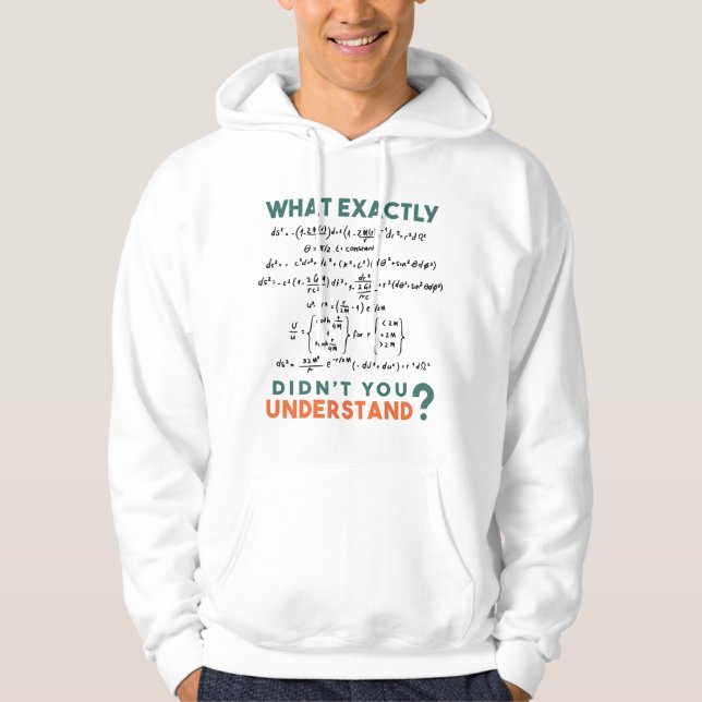 Physics formula Joke Hoodie (Front)