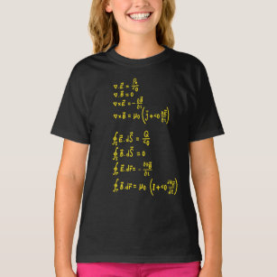 Physics Formula Square Sticker Invitation T-Shirt