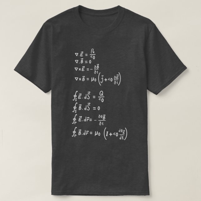 Physics Formula T-Shirt (Design Front)