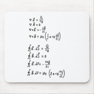 Physics Formula T-Shirt Invitation Square Sticker Mouse Pad