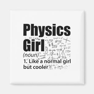 Physics Girls Physicist Science Gifts Magnet