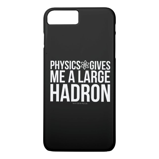 Physics Gives Me A Large Hadron Case-Mate iPhone Case (Back)