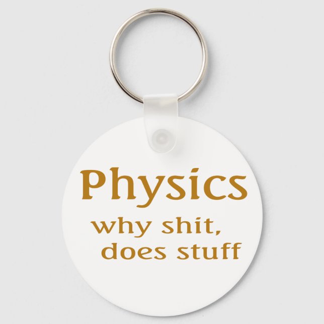 physics humour key ring (Front)