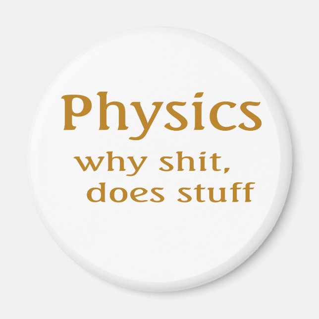 physics humour magnet (Front)