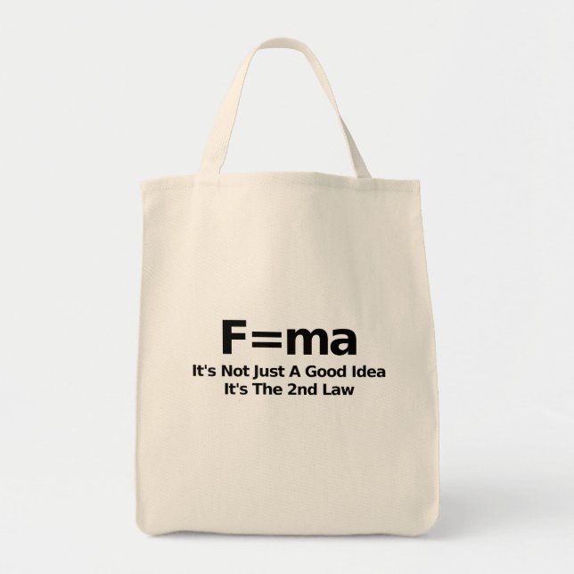 Physics Humour Tote Bag (Front)