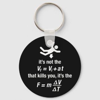 physics - it's the sudden deceleration that kills key ring