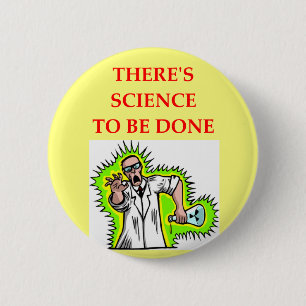 physics joke 6 cm round badge