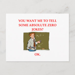 physics joke postcard