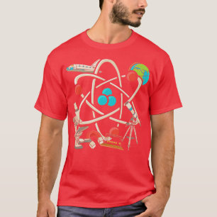 Physics Lab Scientist Atom Physicist Science Nerd T-Shirt