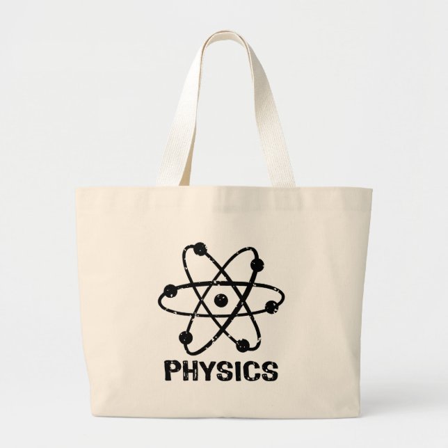 Physics Large Tote Bag (Front)