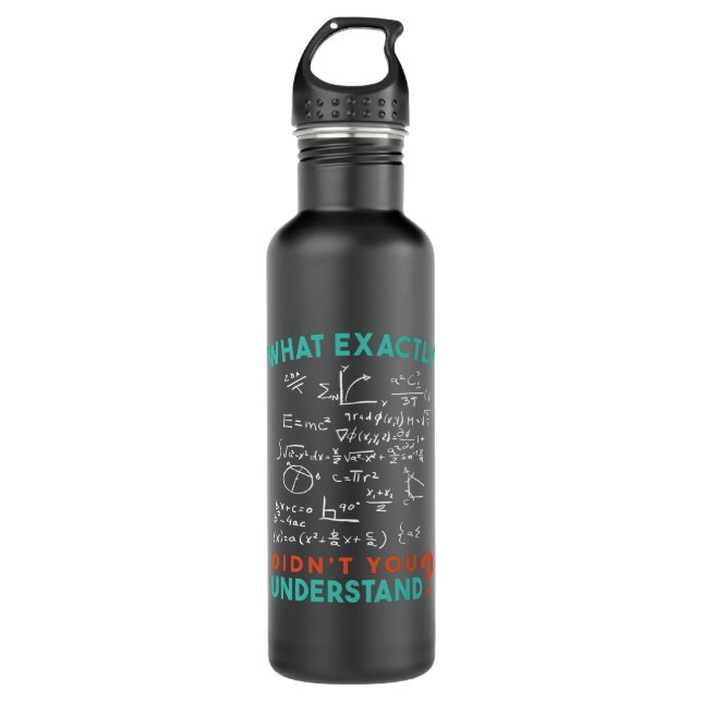 Physics Math Formula Joke 710 Ml Water Bottle (Front)