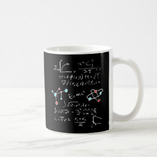 Physics Math Formula Teacher Student Atoms and Mol Coffee Mug