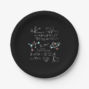 Physics Math Formula Teacher Student Atoms and Mol Paper Plate
