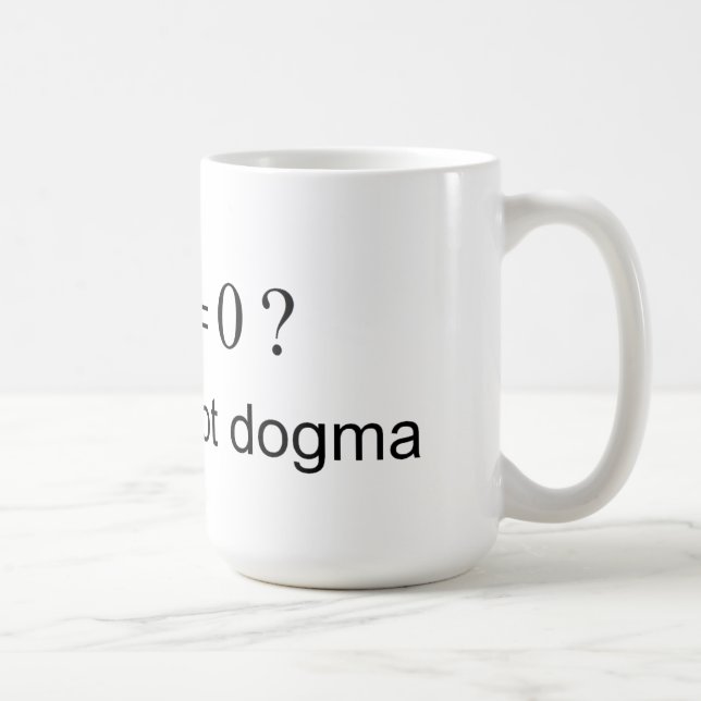 Physics Mug Maxwell's Equations Del Dot B Zer (Right)