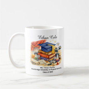 🎓Physics & Physical Sciences Custom Name & Degree Coffee Mug