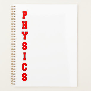 Physics Planner