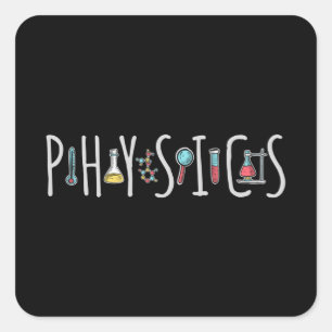 Physics Square Sticker