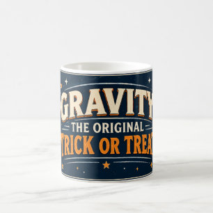 Physics Teacher Halloween, Gravity Trick or Treat Coffee Mug
