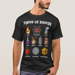 Physics Types Of Energy T-Shirt