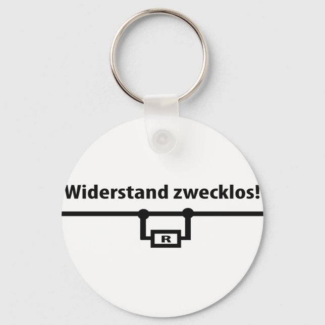 Physik Widerstand zwecklos icon Key Ring (Front)