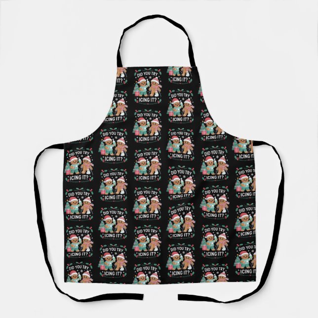 Physio Physical Therapy Did You Try Icing It Nurse Apron (Front)