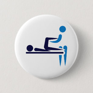 Physiotherapist 6 Cm Round Badge
