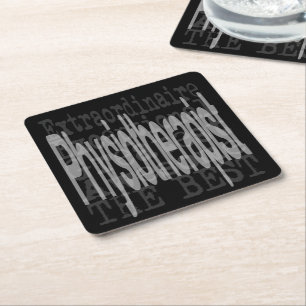 Physiotherapist Extraordinaire Square Paper Coaster