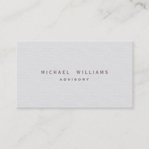 Physiotherapist - Stylish white professional Business Card