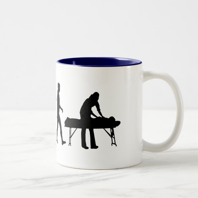 Physiotherapy Sports Therapist Physical Therapy Two-Tone Coffee Mug (Right)