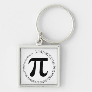 Pi (π) Day Key Ring