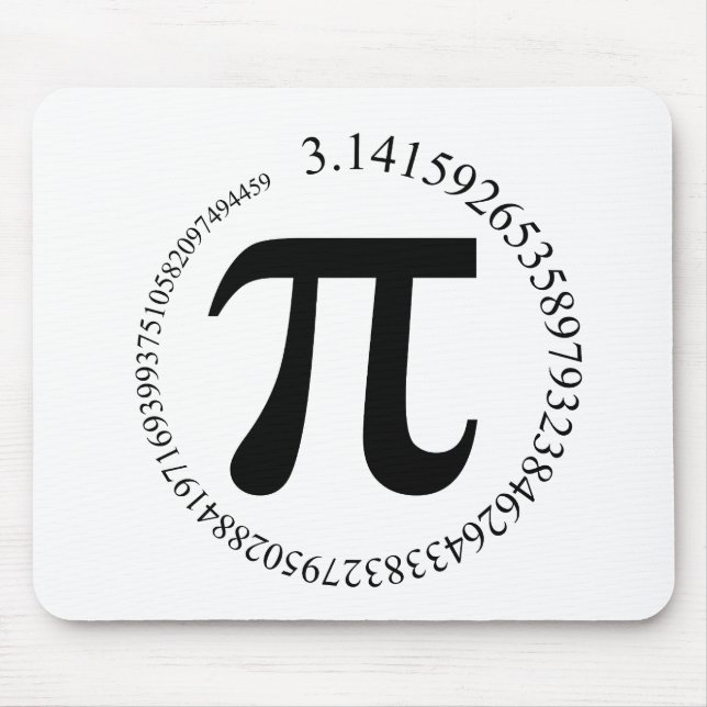 Pi (π) Day Mouse Pad (Front)